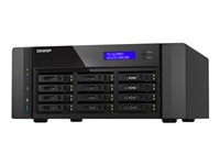 QNAP TS-h1290FX - NAS-palvelin - 12 telineet - SATA 6Gb/s / PCIe (NVMe) / U.2 - RAM 128 Gt - 25 Gigabit Ethernet / 2.5 Gigabit Ethernet - iSCSI tuki TS-H1290FX-7302P-128G