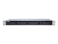 QNAP TS-431XeU - NAS-palvelin - 4 telineet - telineasennettava - SATA 6Gb/s - RAID RAID 0, 1, 5, 6, 10, JBOD, 5 hot spare - RAM 8 Gt - Gigabit Ethernet / 10 Gigabit Ethernet - iSCSI tuki - 1U TS-431XEU-8G