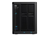 WD My Cloud PR2100 WDBBCL0040JBK - NAS-palvelin - 2 telineet - 4 Tt - HDD 2 Tt x 2 - RAID RAID 0, 1, JBOD - RAM 4 Gt - Gigabit Ethernet WDBBCL0040JBK-EESN